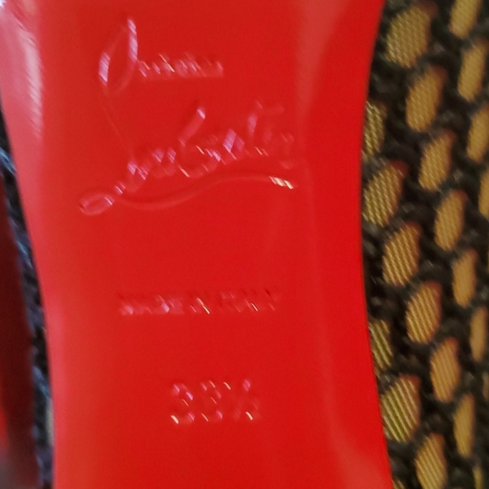 Rare 38 1/2 Christian Louboutin Heels - Picture 7 of 7